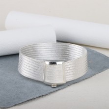 Best My Silver Kadın Gümüş Trabzon Hasır 9 Sıra Bileklik