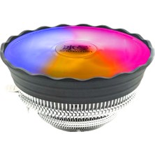 Snowman M120 CPU Soğutucu Fan 120 mm 1150 Pin İşlemci Soket Tipi Gökkuşağı Aydınlatma