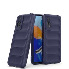 Microcase Xiaomi Poco M4 Pro 5g Miami Serisi Darbeye Dayanıklı Silikon Kılıf - Lacivert