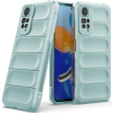 Microcase Xiaomi Poco M4 Pro 5g Miami Serisi Darbeye Dayanıklı Silikon Kılıf - Açık Mavi