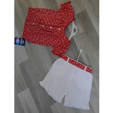 NAZAR 23295 Çiçek Des.Raporlu Interlok.Kız Takım