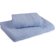 Fialka Armürlü Fitilli Havlu Mavi 80X150