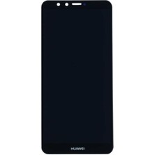 Huawei Y9 2018 Uyumlu LCD Ekran Dokunmatik Siyah Çıtasız