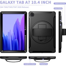 PLZ Shop Samsung Galaxy Tab A7 10.4 (2020) Dönen Tutucu Kılıf Black (Yurt Dışından)