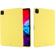 PLZ Shop IPAD Pro 11 2018/2020 Için Sıvı Silikon Kılıf Yellow (Yurt Dışından)