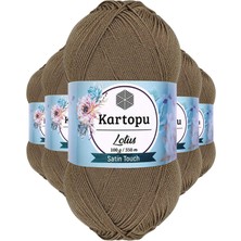 5 Adet Lotus Bikini Büstiyer Bluz Örgü Ipi  K833 Vizon