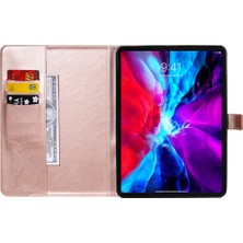 PLZ Shop Apple iPad Pro 11 Inç 2020 Için Deri Kılıf Altın Gül (Yurt Dışından)