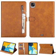 PLZ Shop For Apple iPad Pro 11(2020) / Pro 11(2018) Leather Case Kahverengi (Yurt Dışından)