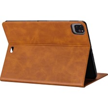 PLZ Shop For Apple iPad Pro 11(2020) / Pro 11(2018) Leather Case Kahverengi (Yurt Dışından)