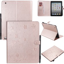 PLZ Shop Apple iPad 4/3/2 Koruyucu Kılıf Için Altın Gül (Yurt Dışından)