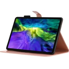 PLZ Shop Apple iPad Pro 11 Inç 2020 Için Deri Kılıf Altın Gül (Yurt Dışından)