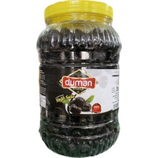 Duman Gurme Kahvaltılık Birinci Kalite Gemlik Siyah Zeytin L (230-260) Klb 2000 gr