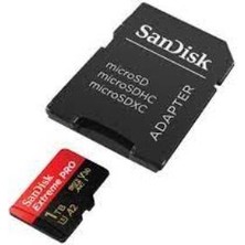 Sandısk Extreme Pro 1tb Micro Sd Hafıza Kartı 200MB/90MB SDSQXCD-1T00