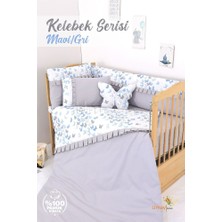 Umaybebek 70X130, Bebek Nevresim Takımı, Dolgu Korumalık, Düz Çarşaf - %100 Pamuk