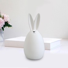 Beverly Masa Üstü Koleksiyon Penceresi Için Sevimli Paskalya Tavşanı Figürinler Heykeli D 15CM Beyaz (Yurt Dışından)