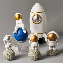 Beverly Uzaylı Süs Figürü Ev Dekorasyon Astronot Astronot Dalgası (Yurt Dışından)