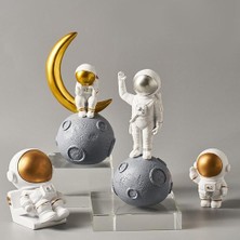 Beverly Uzaylı Süs Figürü Ev Dekorasyon Astronot Astronot Dalgası (Yurt Dışından)