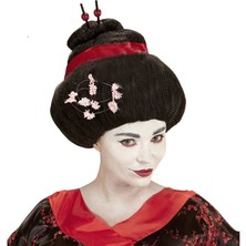 Samur Çinli Peruk Japon Peruğu Geisha Peruğu Çocuk ve Yetişkin Boy