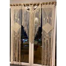 Zuviel Deco Takıp Çıkarılabilen Makrome Perde, Backdrop, Arka Zemin