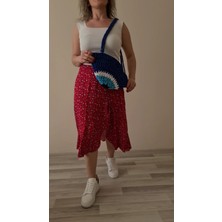 Zuviel Deco Nazar Boncuğu Modelli Örgü Çanta