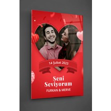 Taulart Sevgililer Günü Kişiye Özel Cam Tablo