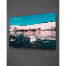 Taulart Pamukkale ve Ördek Cam Tablo
