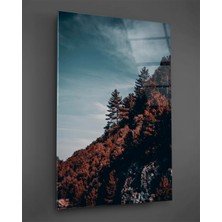 Taulart Orman Dikey Cam Tablo