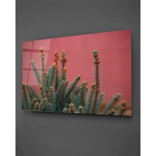 Taulart Çiçekler Yatay Cam Tablo