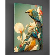 Taulart Renkli Sinek Kuşu Cam Tablo