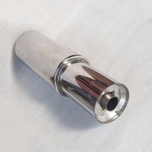 Lionfire Yuvarlak Performans Abart Silencer Egzoz Krom Orj Düğmesiz Abart Çıkışı Çapraz Kesik Kapaklı