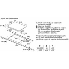 Bosch PXX975KW1E Indüksiyonlu Ankastre Ocak 90CM