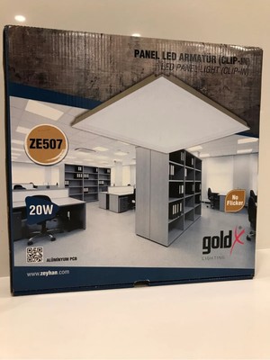 Goldx Lighting Panel LED Armatür( Clip In ) 30X30