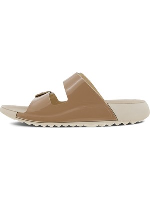Ecco Bej Kadın Rugan Terlik Cozmo W Nude Toffee