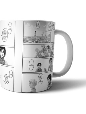 Pixxa Attack On Titan Manga Eren Yeager Kupa Bardak Model 5