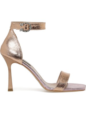 Nine West Toya 3fx Altın Kadın Topuklu Sandalet