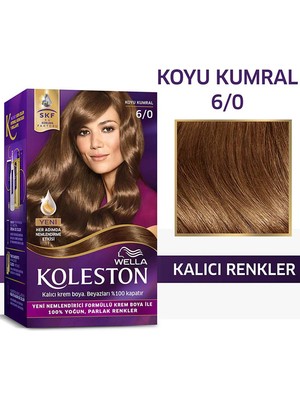 Wella Koleston Kit Saç Boyası 6/0 Koyu Kumral