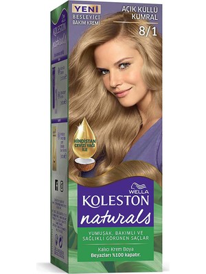 Wella Koleston Naturals 8/1 Açık Küllü Kumral