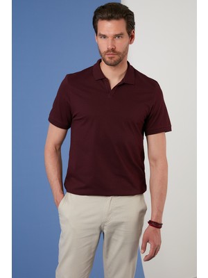 Buratti Slim Fit Pamuklu Polo T Shirt Erkek Polo 5902141