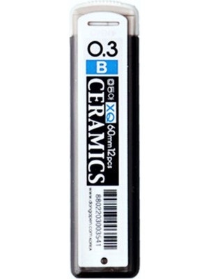 Dong-A Ceramics Min Uç 0.3 B 60 mm x 12 Adet Koyu Renkli Kalem Ucu Yüksek Karbonlu
