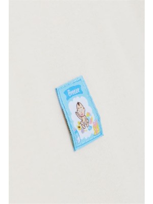 Breeze Erkek Bebek Çıtçıtlı Atlet Zıbın Body Bebek Baskılı Krem Soft (9 Ay-3 Yaş)