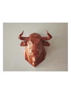 Turansoy Craft Boğa Başı Duvar Büstü