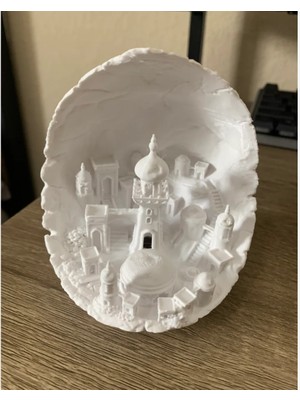 Turansoy Craft Ay Şehri Dekoratif Biblo