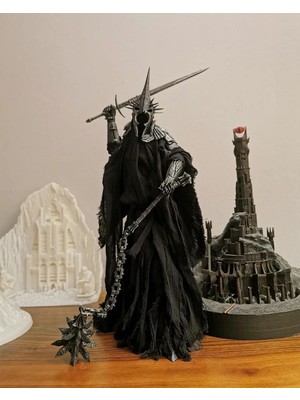 Turansoy Craft Nazgul Witch King Kumaş Detaylı Boyalı Figür Yüzüklerin Efendisi Lotr 25 cm (Dev Boy)