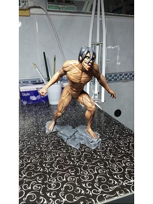 Turansoy Craft Attack On Titan Eren Boyalı Figür 15CM