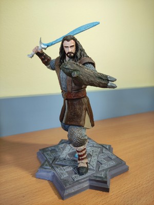 Turansoy Craft Thorin Meşekalkan Yüzüklerin Efendisi Lotr Boyalı Figür 25 cm (Büyük Boy)