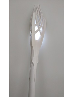 Turansoy Craft Ak Büyücü Gandalf'ın Beyaz Asası Işıklı 180 cm Yüzüklerin Efendisi (Dev Boy)