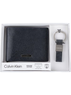 Calvın Kleın Erkek Cüzdan-Anahtarlık 31CK330006-NAVY