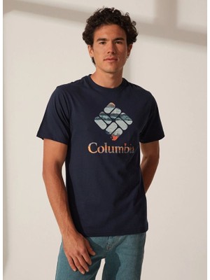 Columbia Csc M Stacked Hyper Nature Ss Tee Erkek Kısa Kollu Tişört CS0242-466