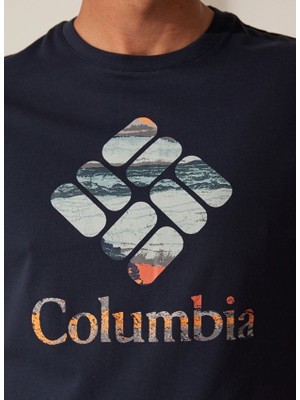 Columbia Csc M Stacked Hyper Nature Ss Tee Erkek Kısa Kollu Tişört CS0242-466