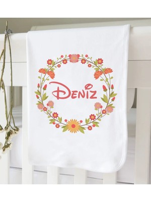 Bk Kids Kişiye Özel Isimli 6 Parça Bebek Body Zıbın Battaniye ve Yastık Hediye Seti, Yeni Doğan Bebek Giyim Hediyesi-8